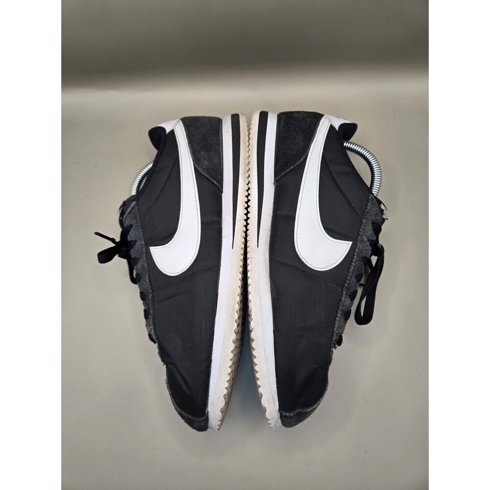 Nike Air Cortez Textile Shoes Mens 9.5 Black White Casual Athletic Retro Sneaker - Picture 6 of 8